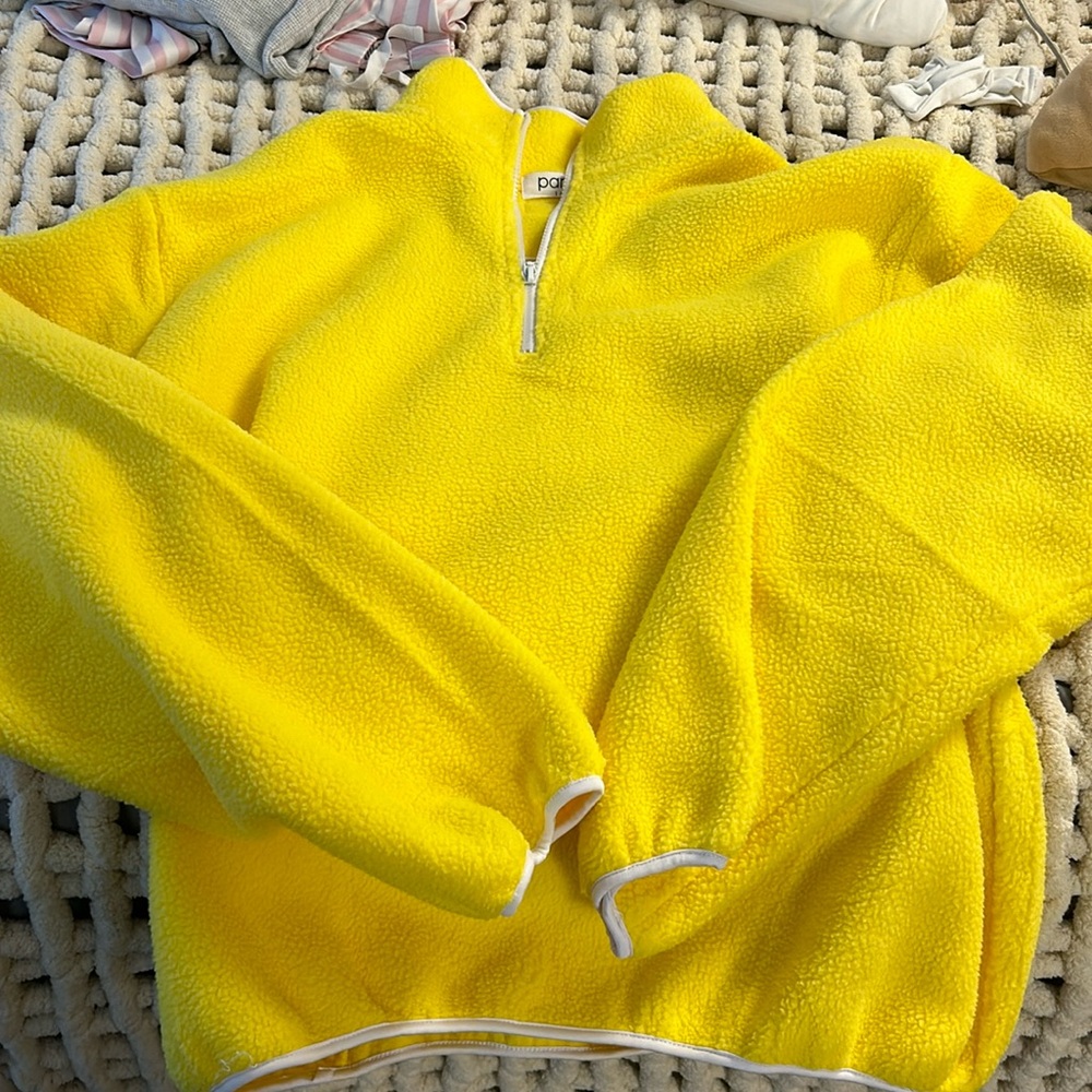 Parke Yellow Fleece